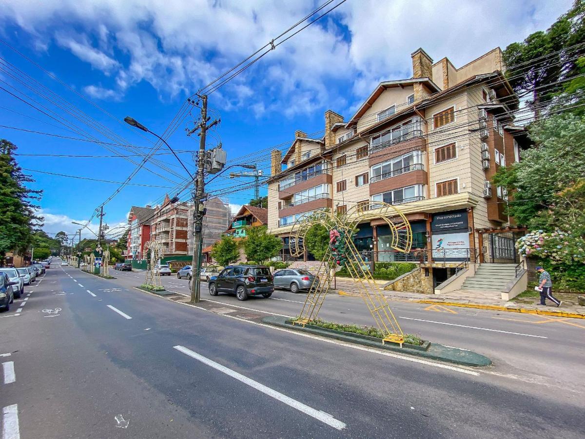 Flores Da Montanha 103B - Apto Borges De Medeiros Gramado 600 Metros Rua Coberta Exteriér fotografie